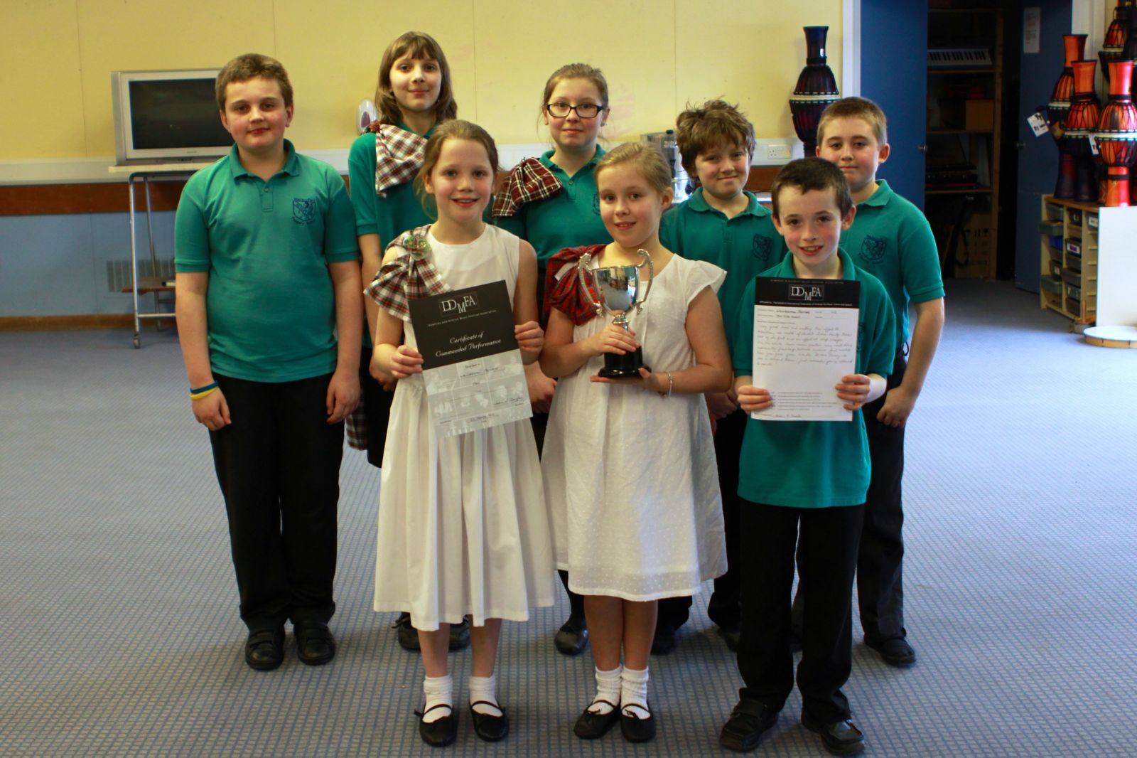 Noblehill PTA trophy winners
