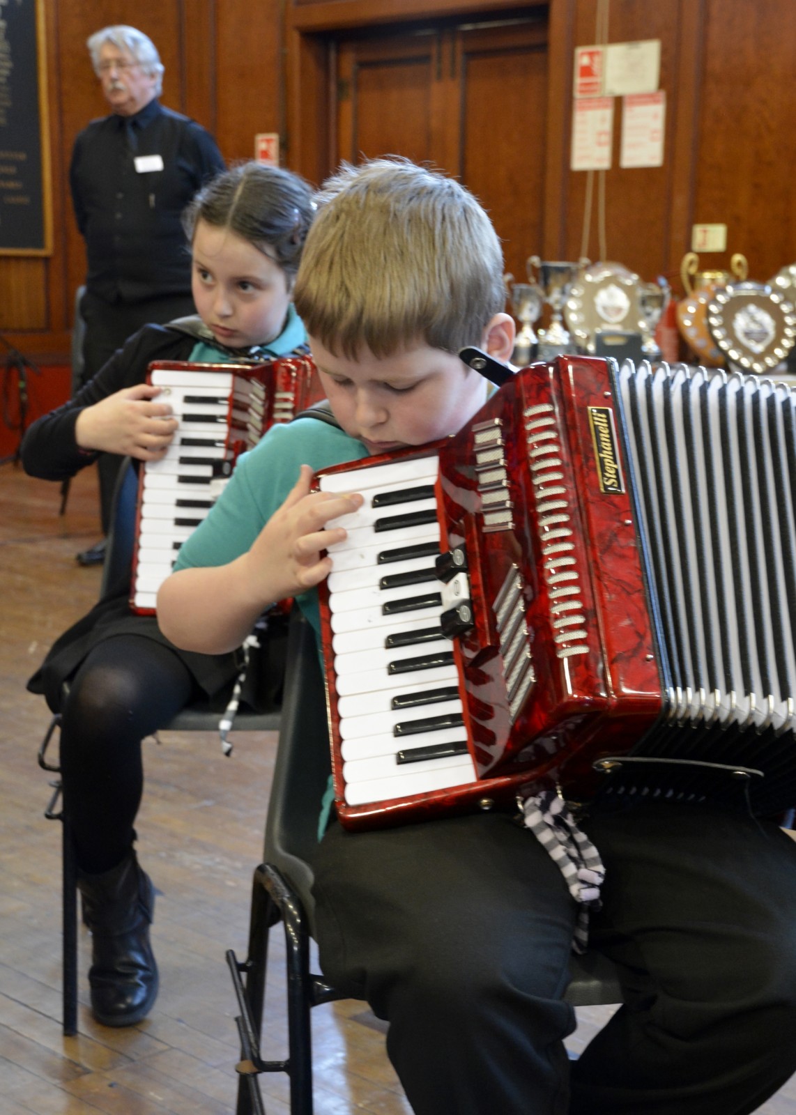 Ruby and Kai (Wallace Hall P5 Accordion Group)