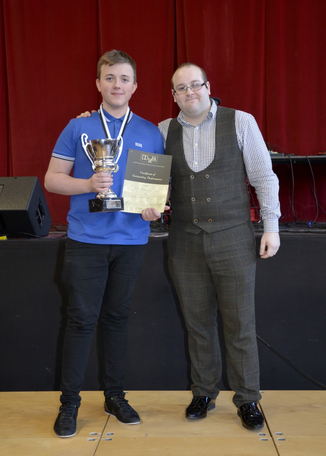 Kyle Rowan – Winner of John M Caskie Trophy (Class 3 – Junior Accordion Solo)
