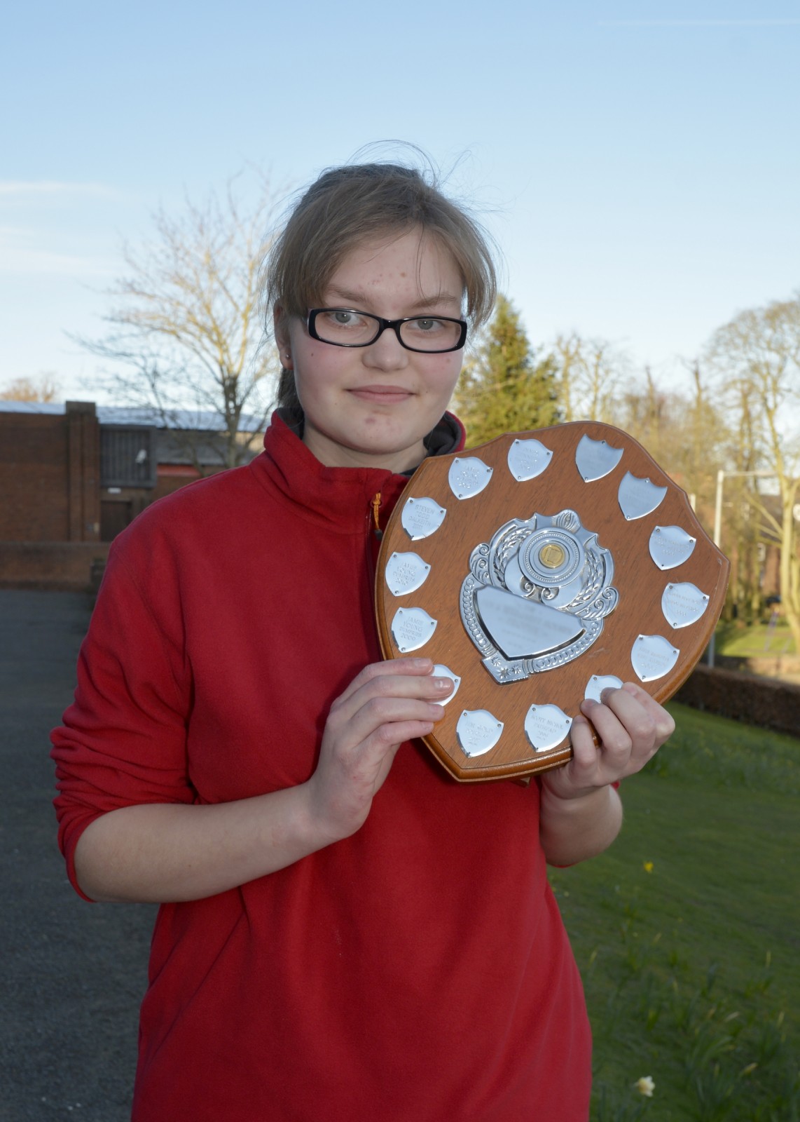 Elspeth Smith – Joint Winner of Ian Riddet Shield (Competitor with the Highest Mark in the Traditional Accordion Solos residing in Dumfries & Galloway)