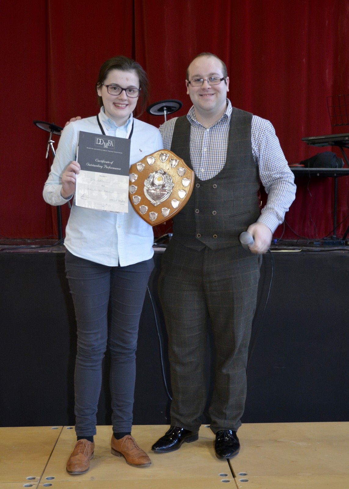 Emma Dickson – Winner of Ian & Margaret Holmes Shield (Class 8 – Senior Traditional Accordion Solo)
