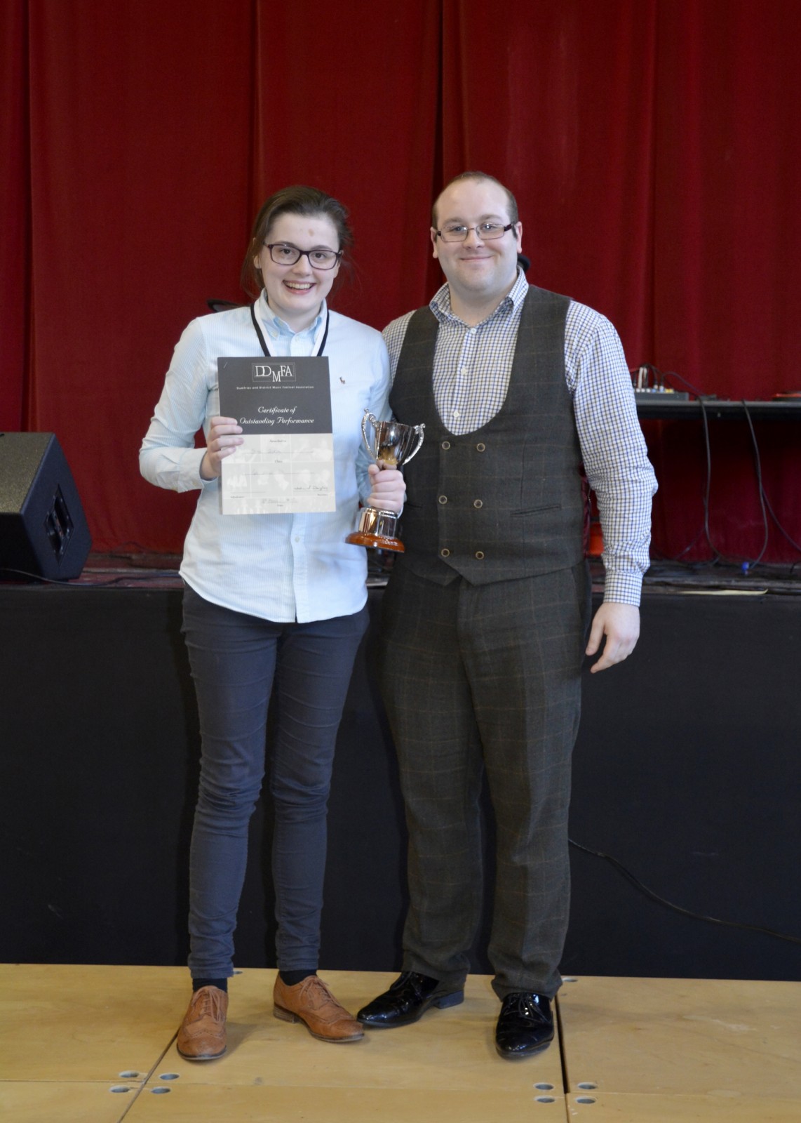 Emma Dickson – Winner of Susan MacFadyen Trophy (Class 15 – Pipe Music Solo)
