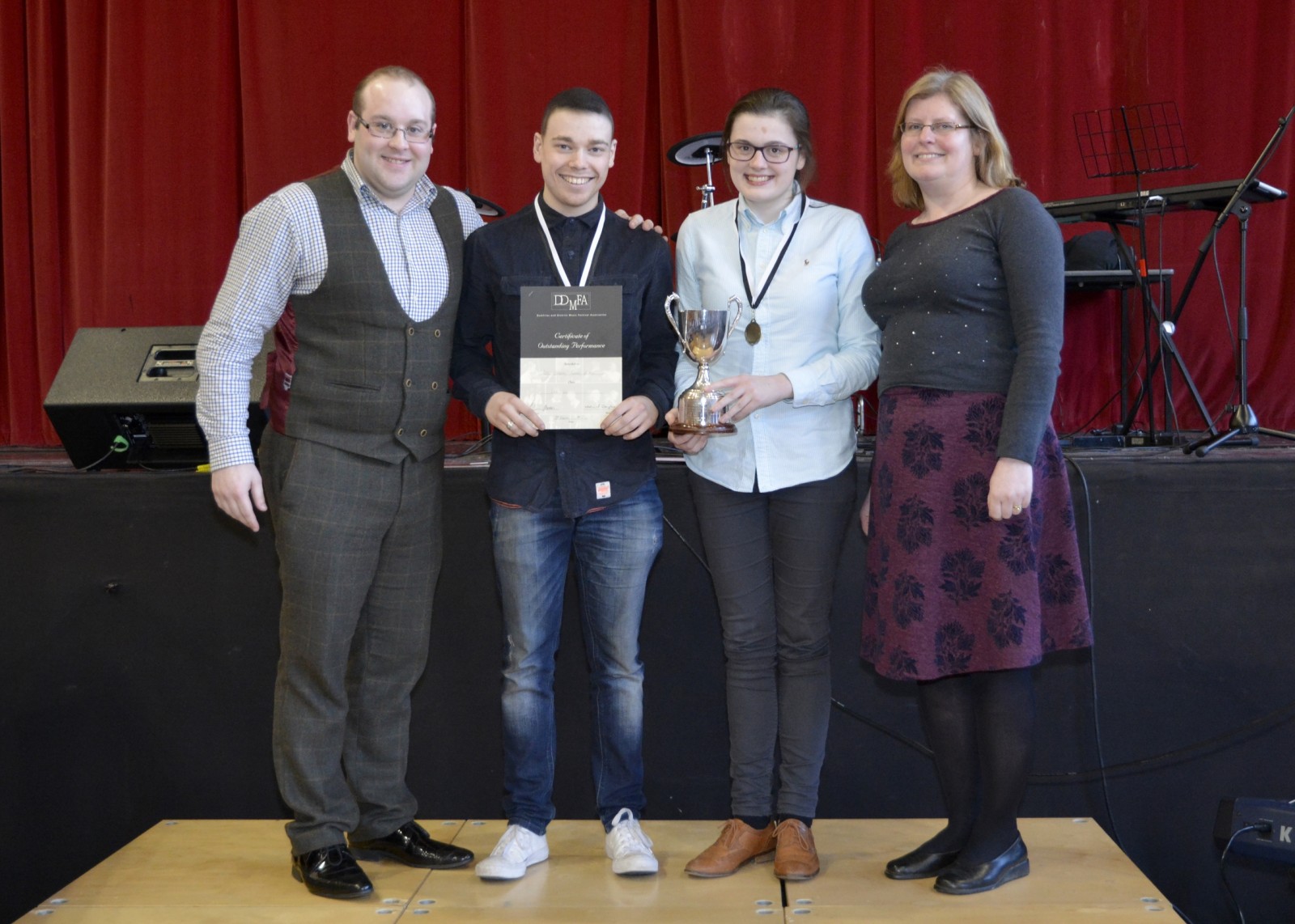 Adin Graham, Windygates & Emma Dickson, Dolphinton – Winners of John Douglas Cup (Class 18 – Duo/Trio)