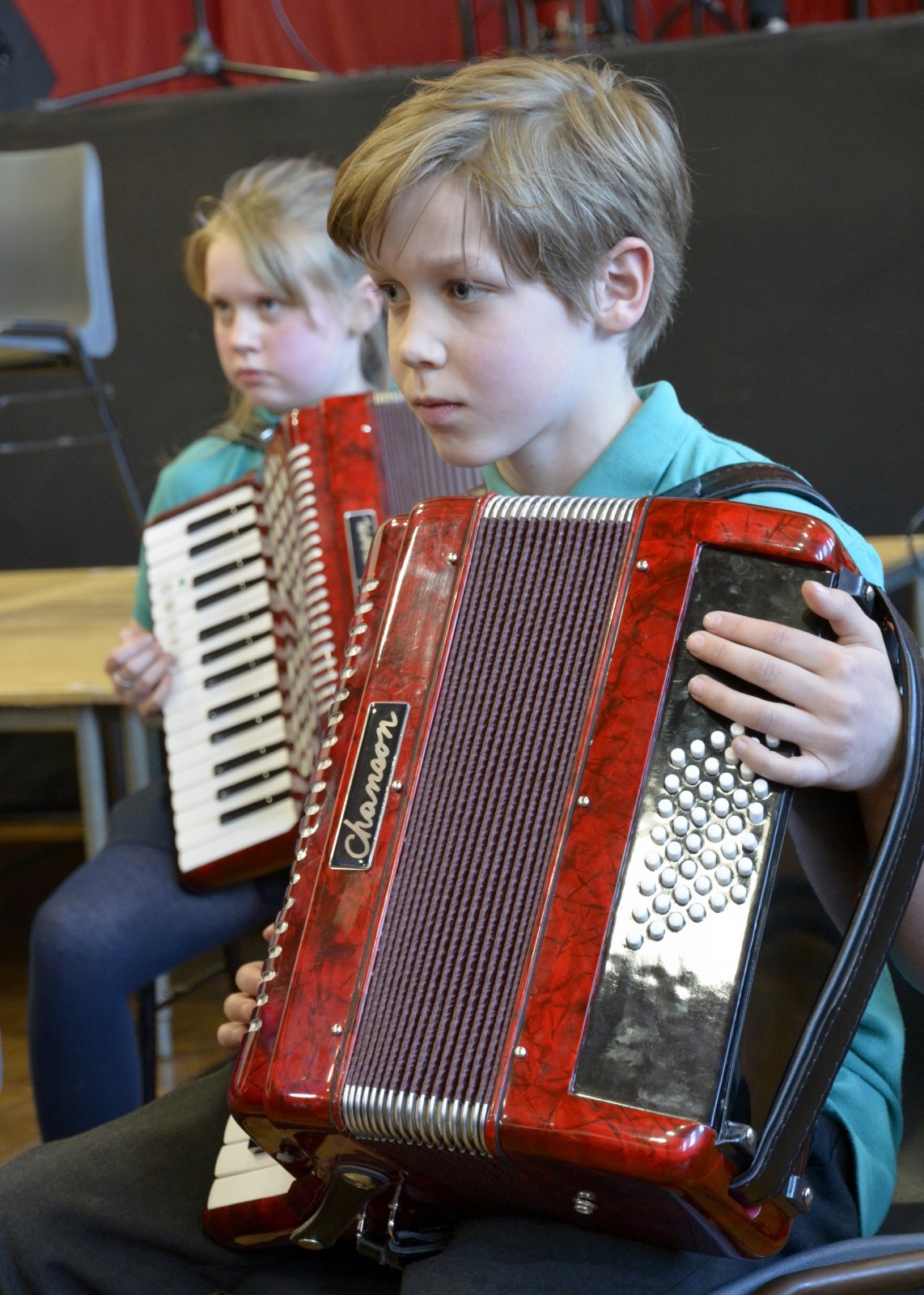 Kirsten and Zen (Wallace Hall P5 Accordion Group)