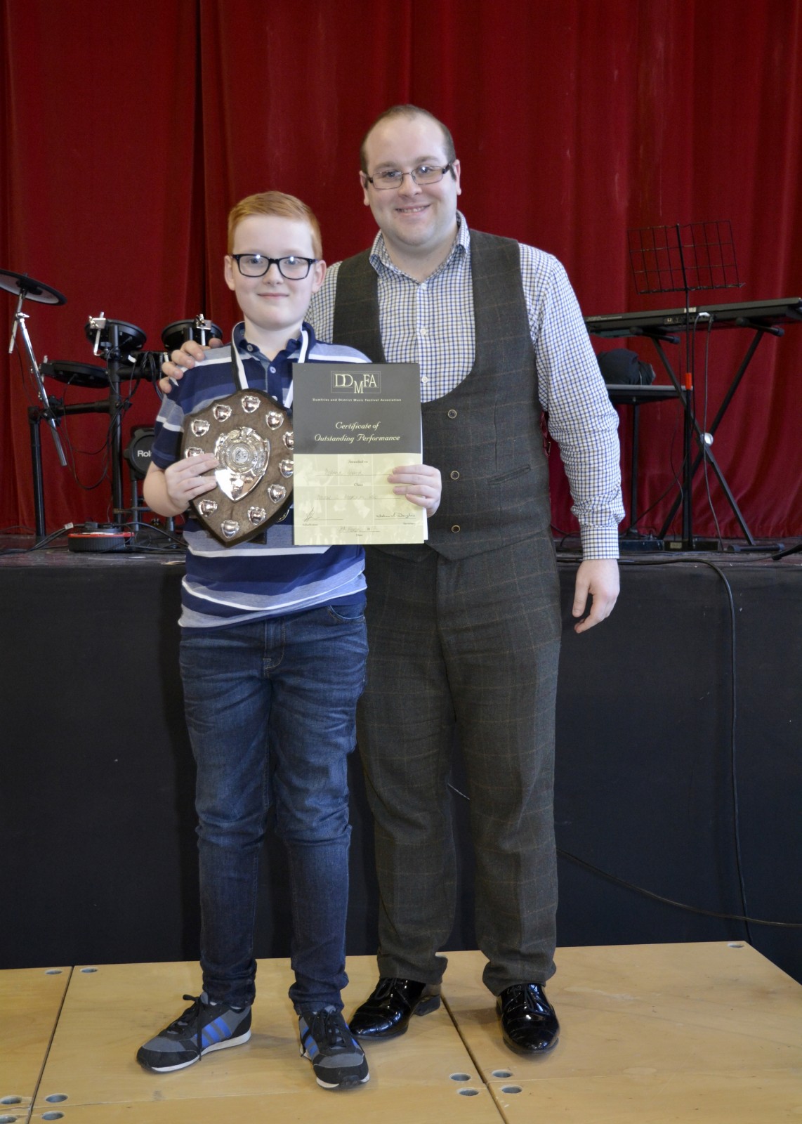 Clelland Shand – Winner of Dumfries Festival Shield (Class 2 – Under 12 Accordion Solo)