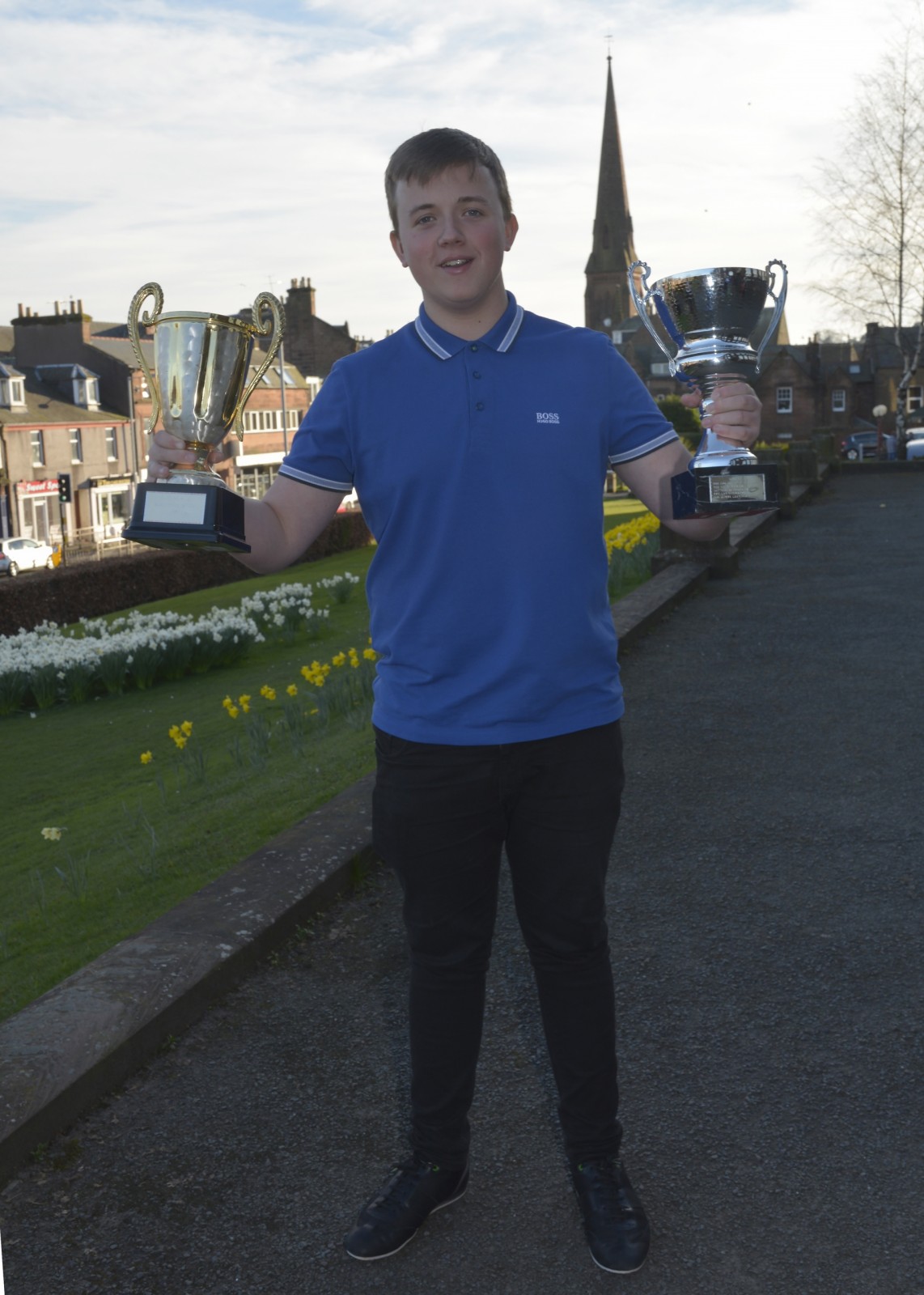 Kyle Rowan – Winner of John M Caskie Trophy (Class 3 – Junior Accordion Solo) and Max Houliston Cup (Class 7 – Junior Traditional Accordion Solo)