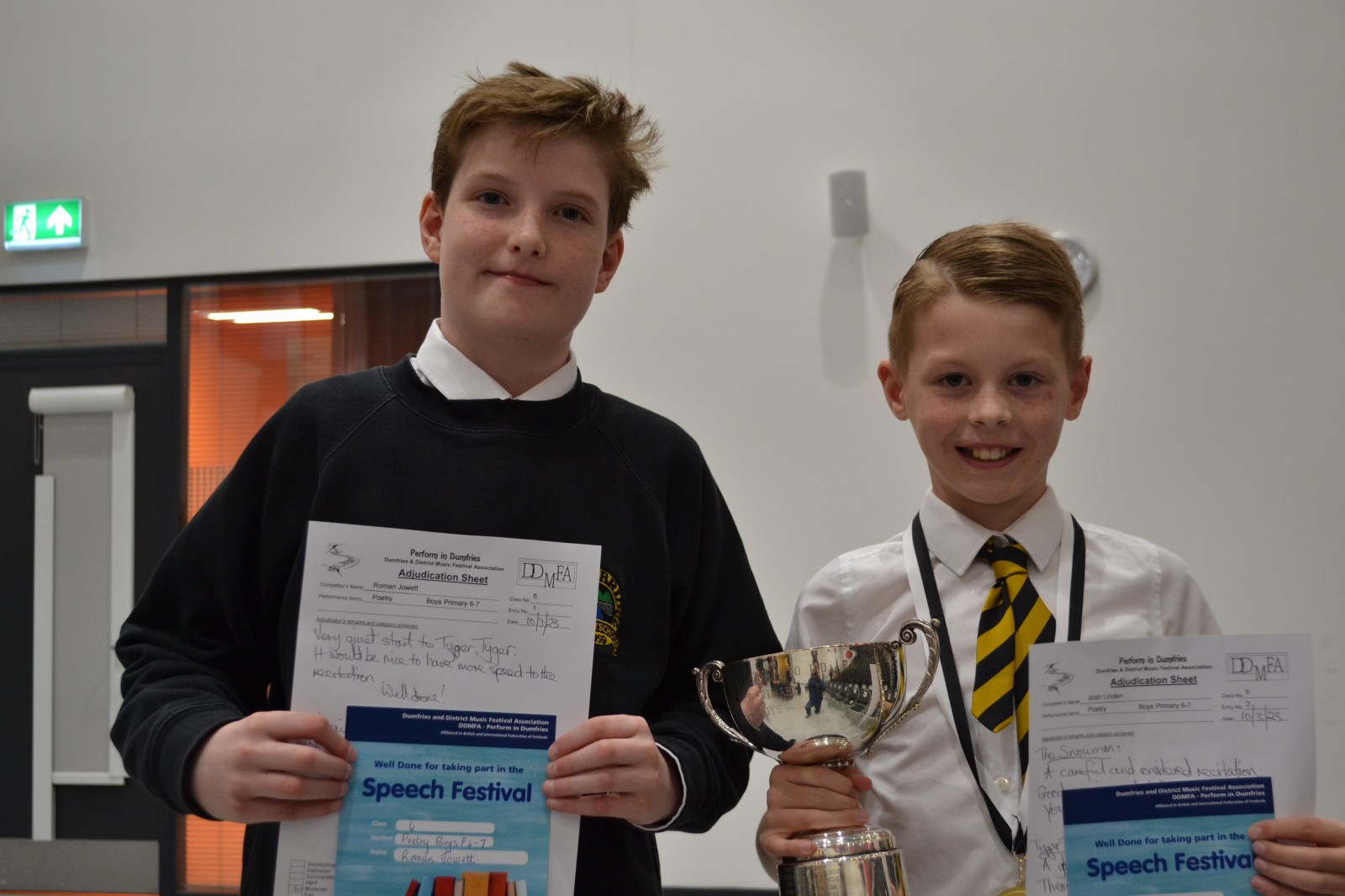 Dumfries and District Music Festival Association 2023 Speech Festival