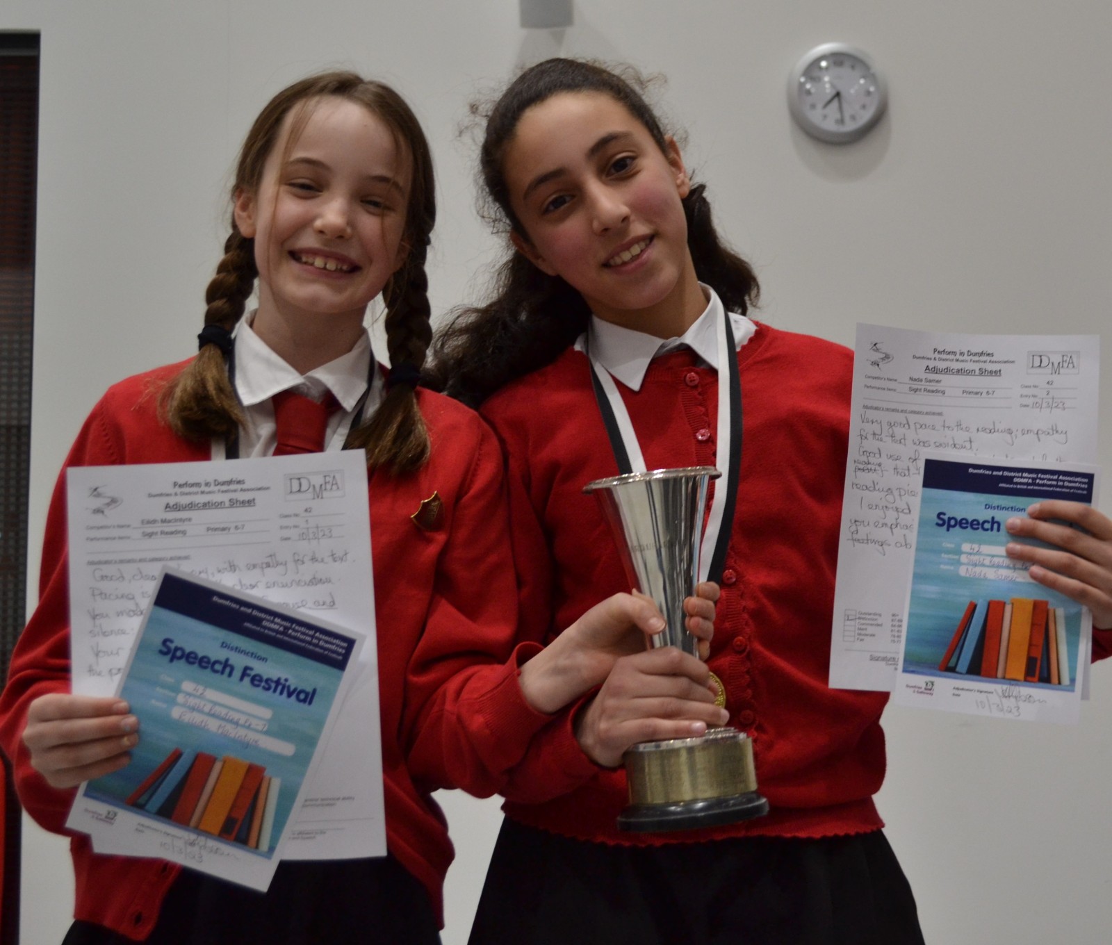 Dumfries and District Music Festival Association 2023 Speech Festival