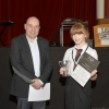 Aisling Anderson with adjudicator Wayne Robertson receiving the Eric Barbour Cup (Junior Slow Air Fiddle Solo)<br/><a href="gallery/2016-accordion-and-fiddle/828/add/#comments">Add comment</a>