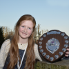 Blythe Moore with adjudicator Wayne Robertson receiving the Ian Riddet Shield (Highest mark in Trad Accordion Solos residing in D and G)<br/><a href="gallery/2016-accordion-and-fiddle/824/add/#comments">Add comment</a>
