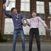 Finlay and Fergus Bainbridge jump for joy after winning the duet class<br/><a href="gallery/2016-music/733/add/#comments">Add comment</a>
