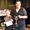 Class 10 Aisling Anderson with Shona MacFadyen